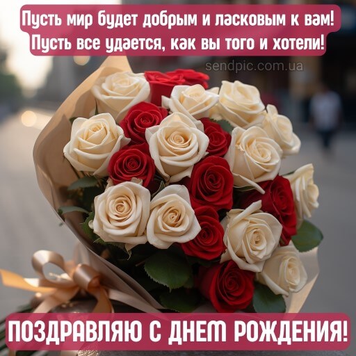 Картинка с днем рождения цветы роза 8 скачать бесплатно