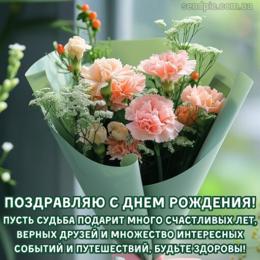 С днем рождения женщине цветы картинка 19 скачать бесплатно