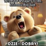 Kartka dzień dobry 8 do pobrania za darmo