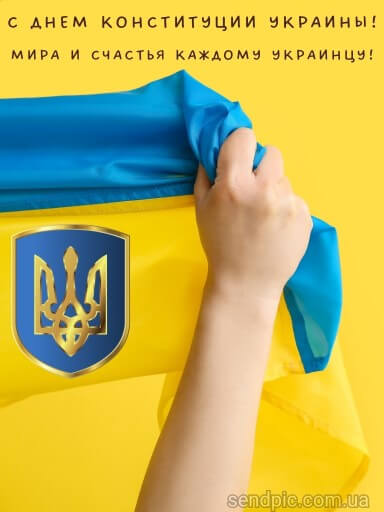 Картинка с днем Конституции Украины 3 скачать бесплатно