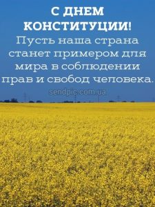 Картинка с днем Конституции Украины 10 скачать бесплатно
