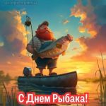 Картинка С Днем Рыбака 5 скачать бесплатно