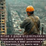 Листівка з днем будівельника 21 скачати безкоштовно