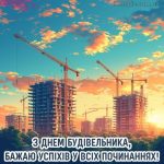 Листівка з днем будівельника 1 скачати безкоштовно