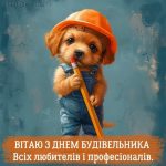 Листівка з днем будівельника 15 скачати безкоштовно