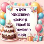 День народження листівка 1