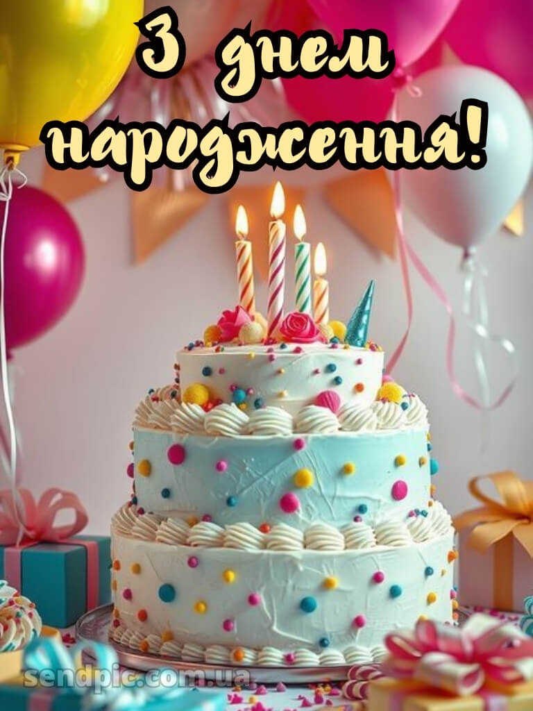 Картинка привітання з днем народження 2