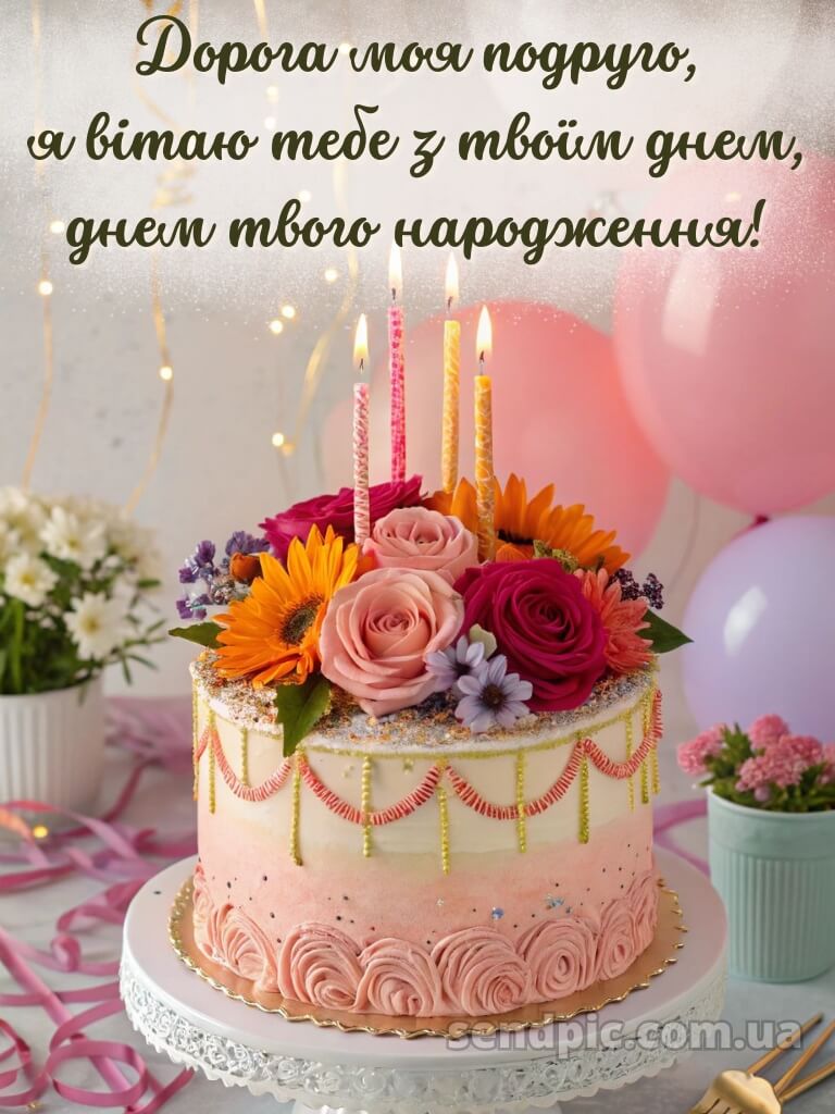 З днем народження подрузі 7