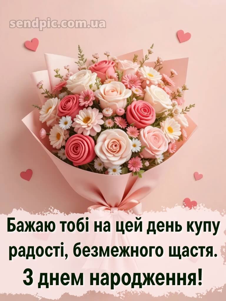 Дівчинці з днем народження красуня 9