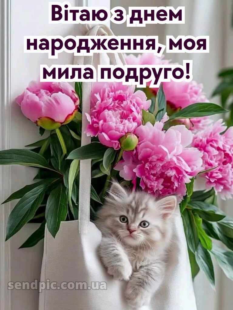 Короткі привітання з днем народження своїми словами, до сліз подрузі 7