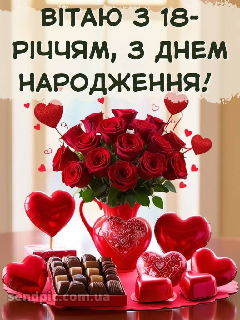 Привітання з 18 річчям картинки 6
