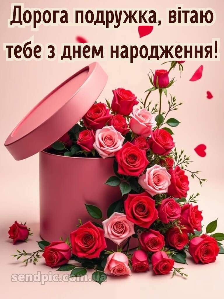 Привітання з днем народження подрузі своїми словами 9
