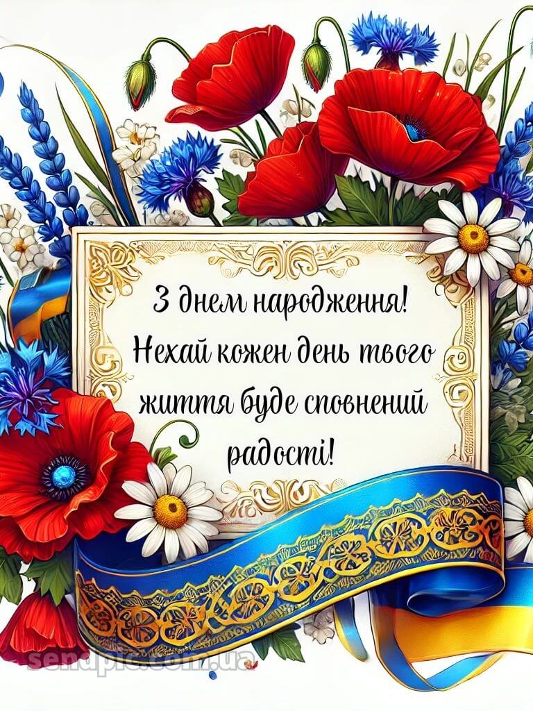 Українські привітання з днем народження подрузі 11