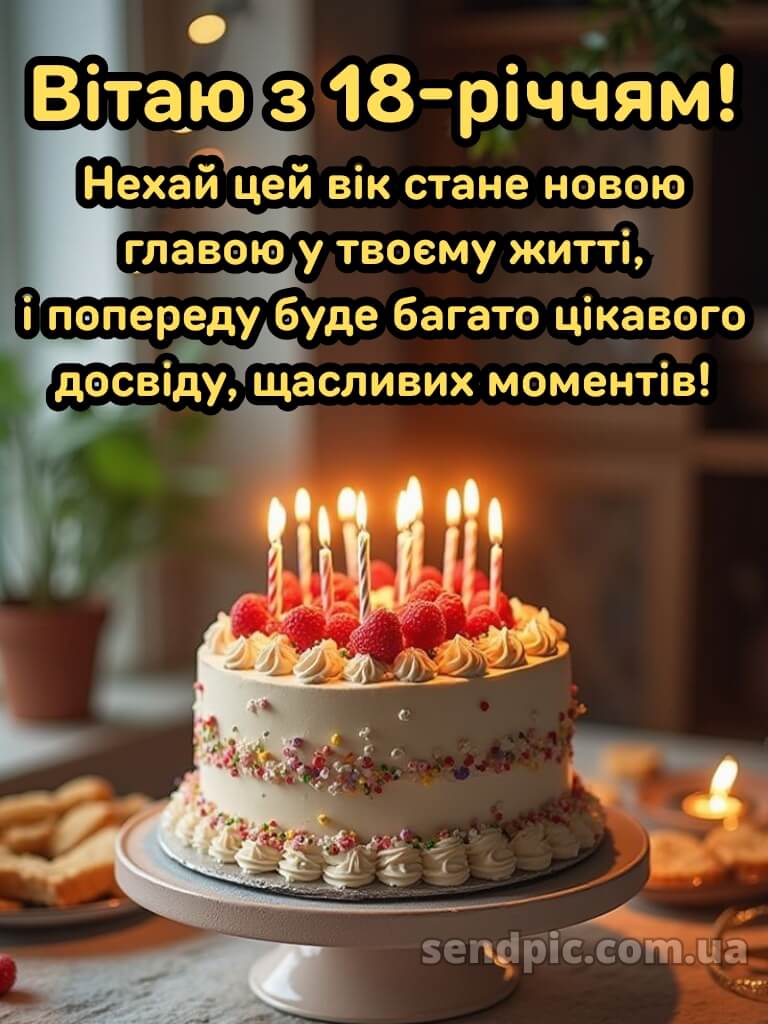 Листівки з 18-річчям дівчині 11
