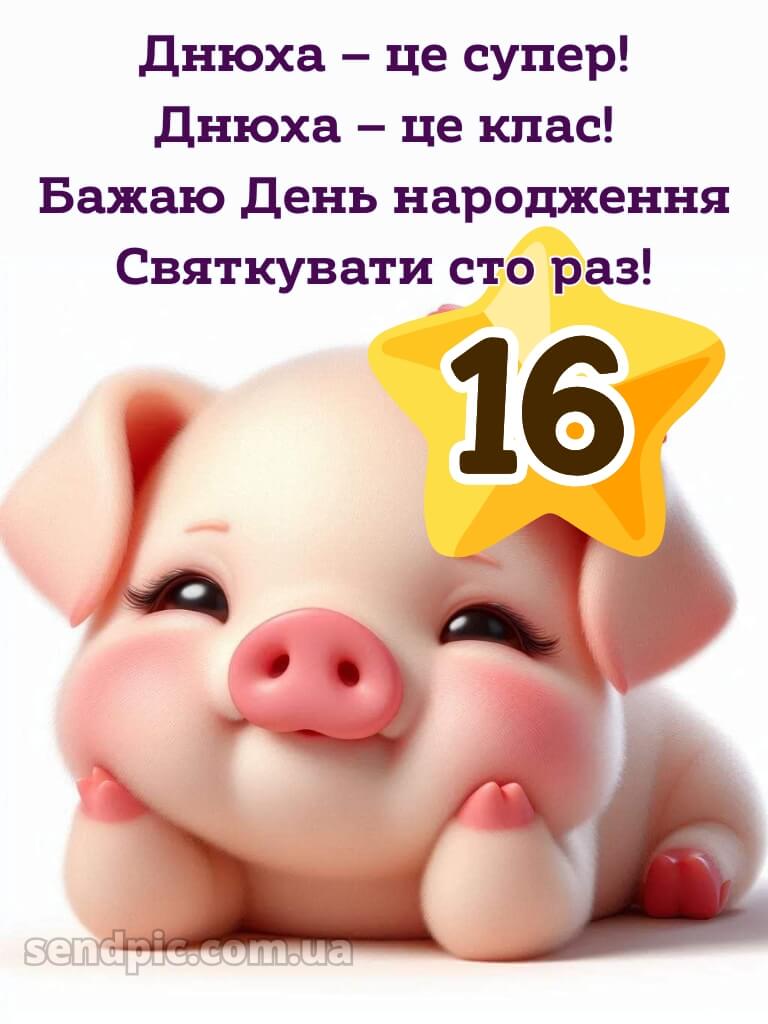 Прикольні привітання з 16-річчям 11