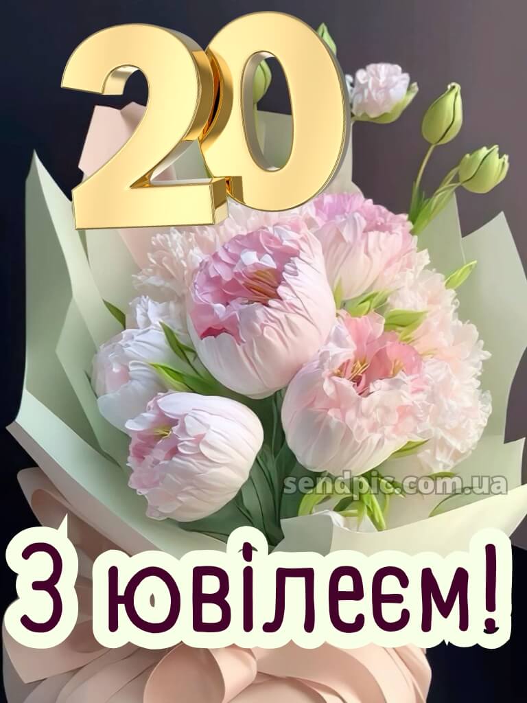 Привітання з 20 річчям 9