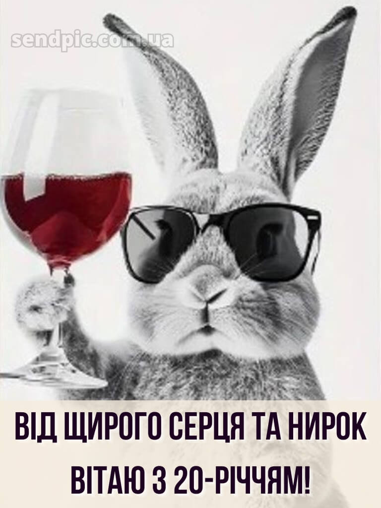 Привітання з 20 річчям прикольні 15