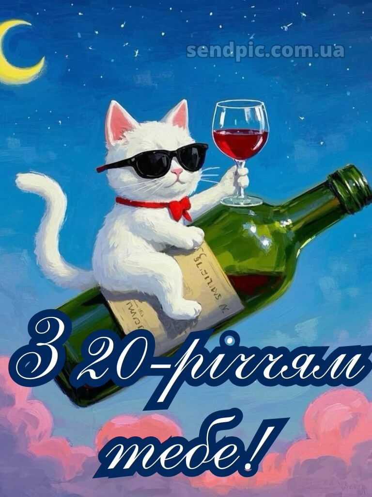 Привітання з 20 річчям прикольні 6