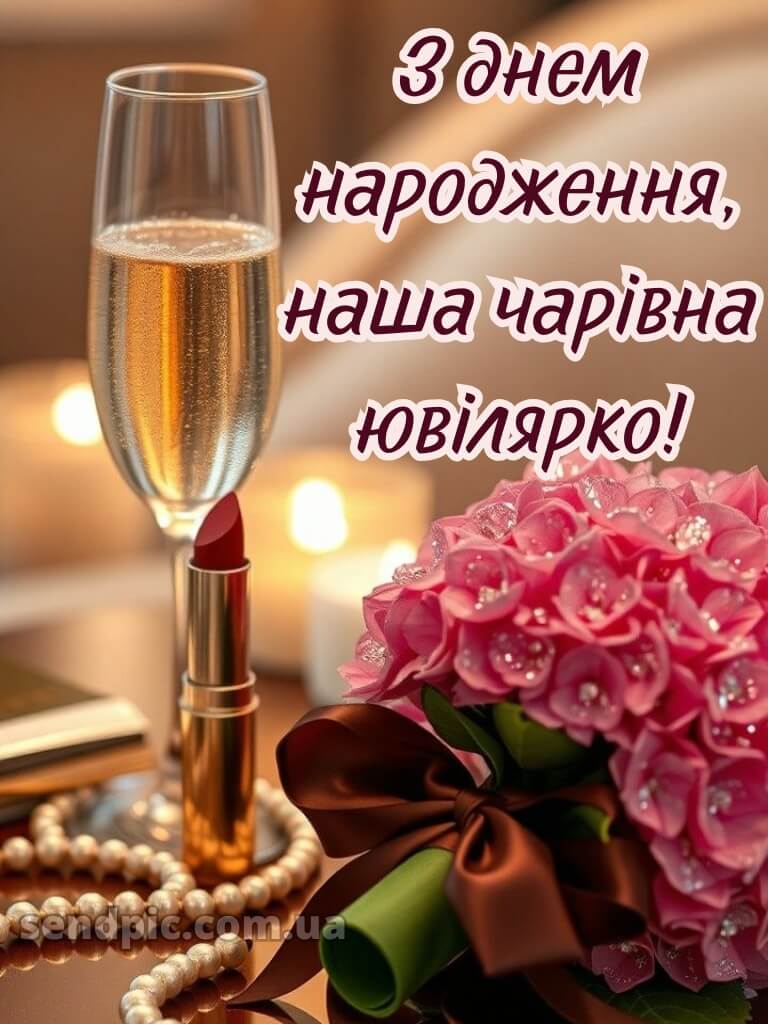 Картинка з ювілеєм жінці 2