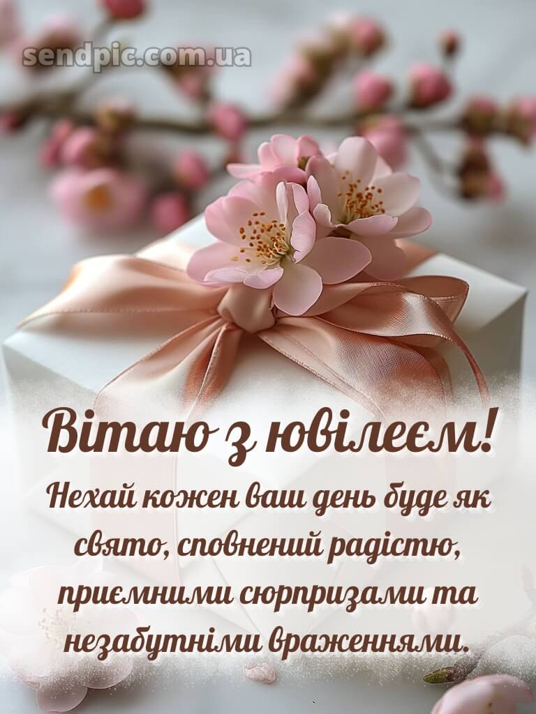 Оригінальні привітання з ювілеєм жінці 12