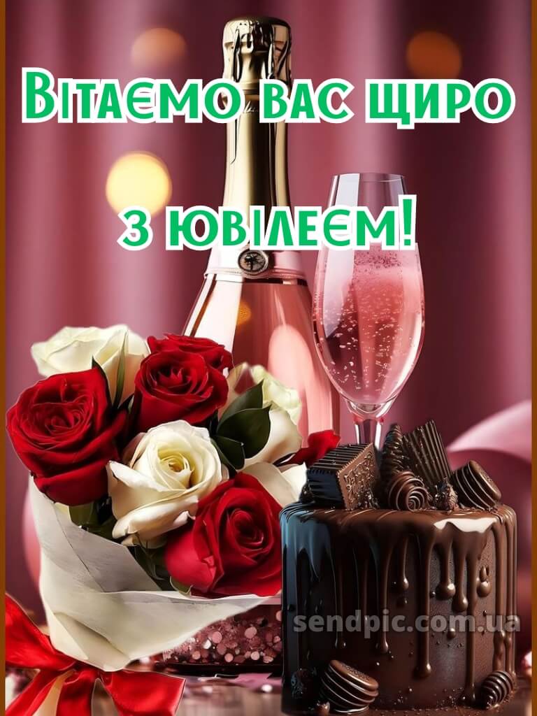 Привітання з днем народження жінці з ювілеєм 8