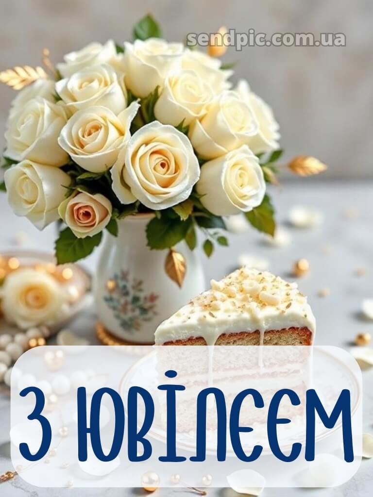 Вітання з днем народження з ювілеєм 1