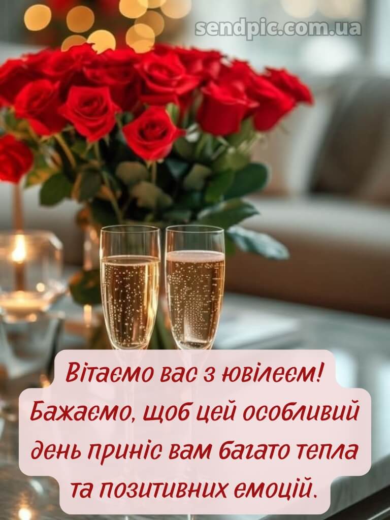Вітання з днем народження з ювілеєм 3