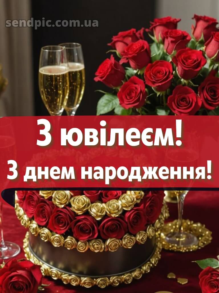 З днем народження жінці з ювілеєм 12