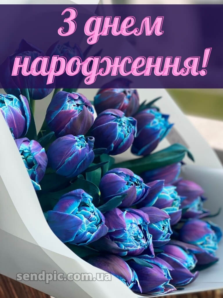 Квітів вітальні листівки шикарні букети з днем народження 17