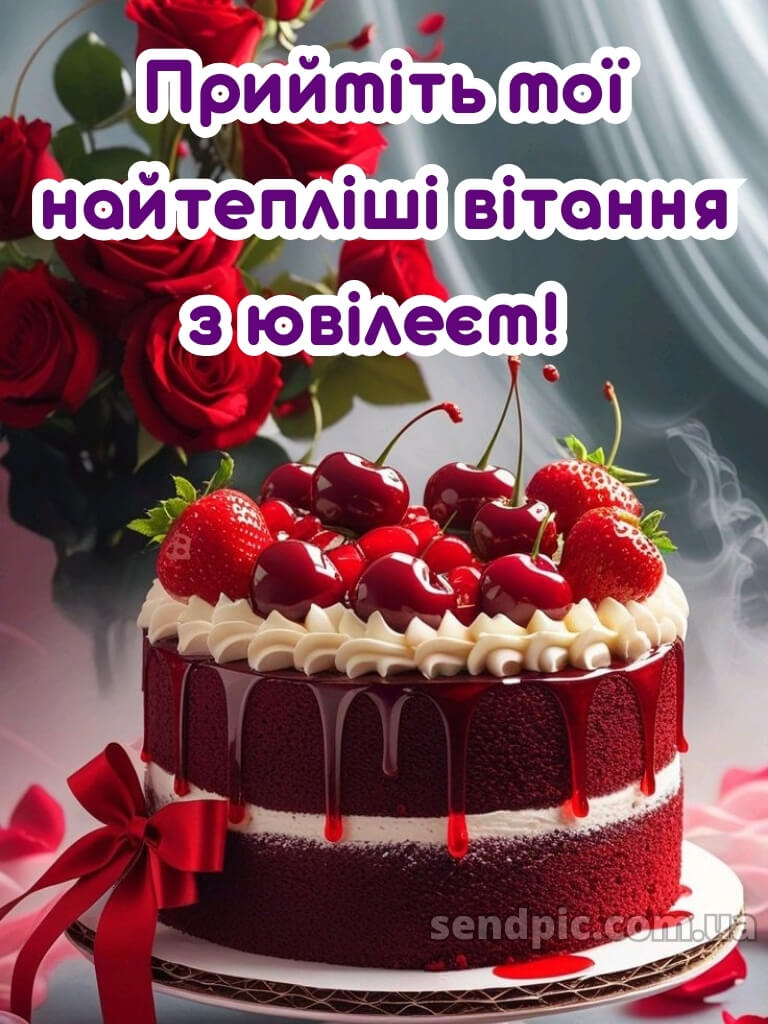 Вітання з ювілеєм для жінки 14