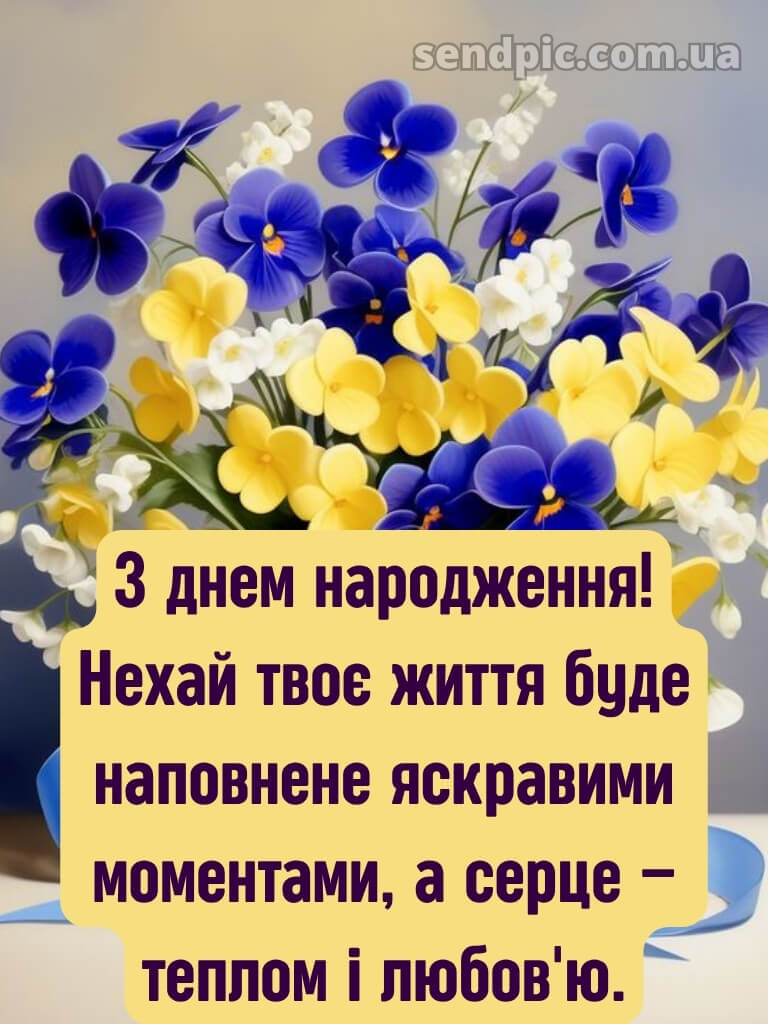 Мирного патріотичне привітання з днем народження 30
