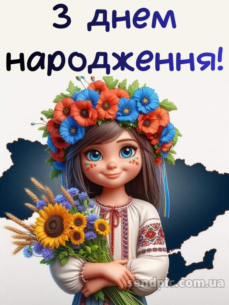 Патріотичне привітання з днем народження 24