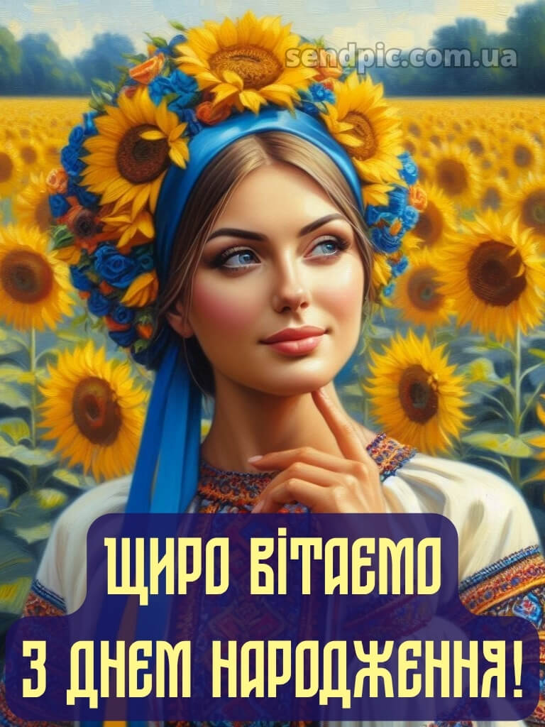 Українському стилі патріотичне привітання з днем народження 21