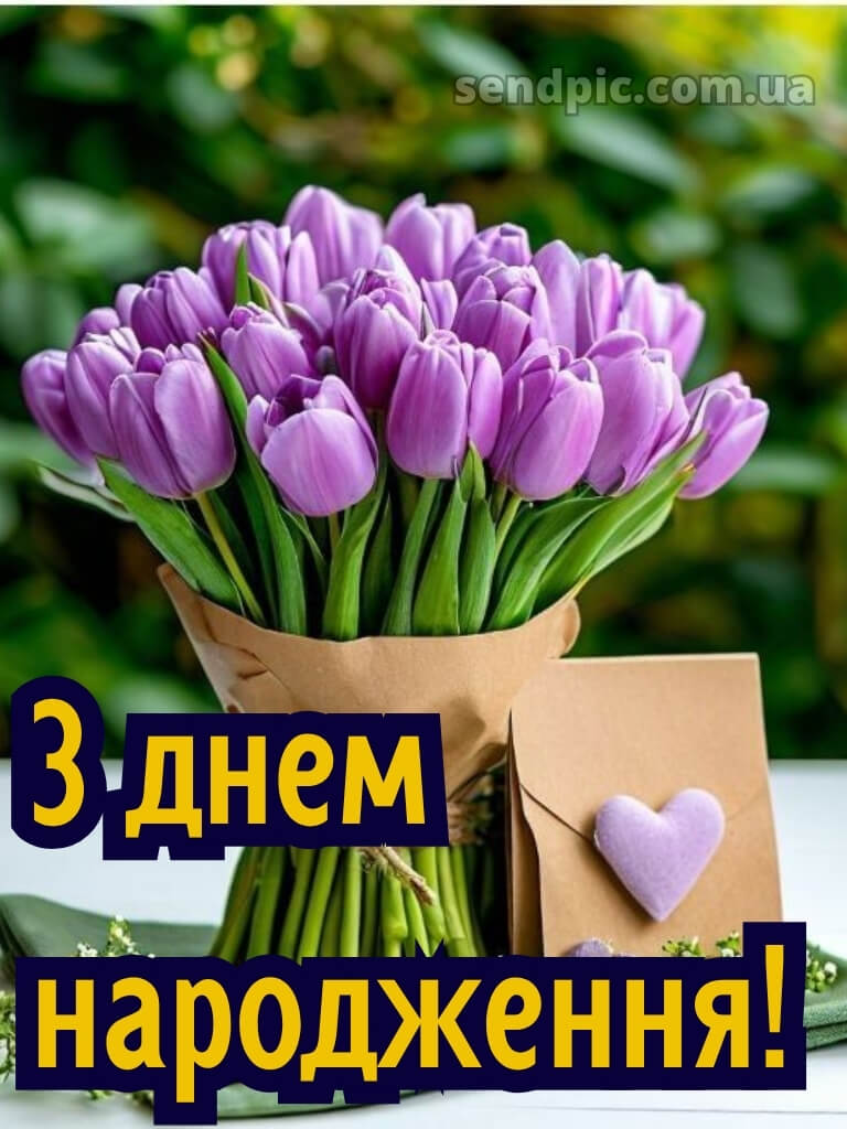 З днем народження тюльпани 20