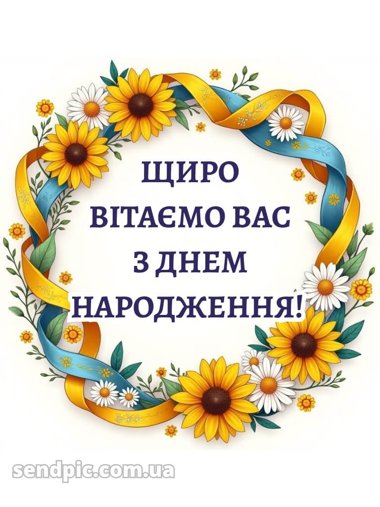 Жінці українському стилі патріотичне привітання з днем народження 19