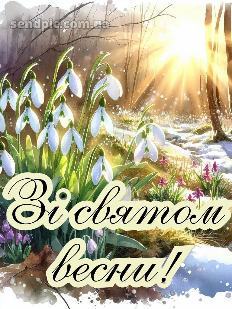 Зі святом весни картинки 20