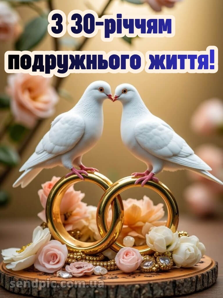 30 років весілля привітання картинки 30