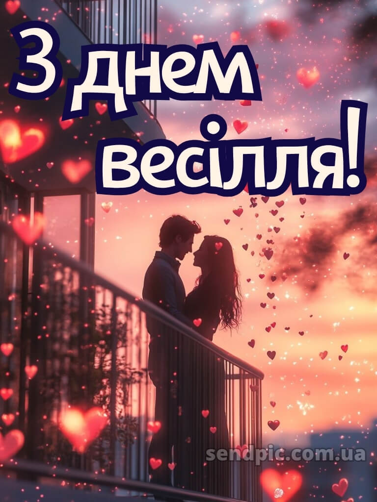 Привітання з днем весілля - картинки 23