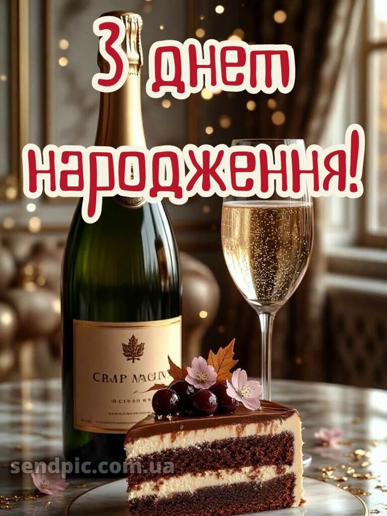 Листівка вітання з днем народження 26