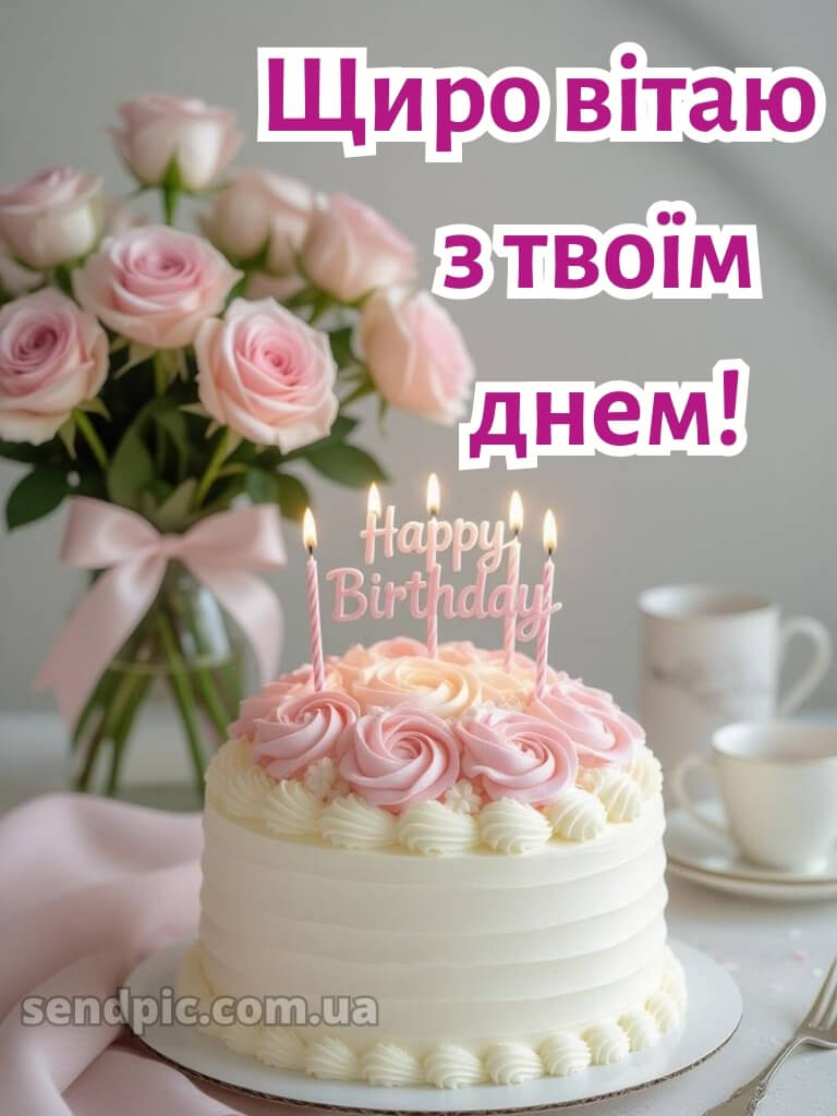 Листівка з днем народження 30