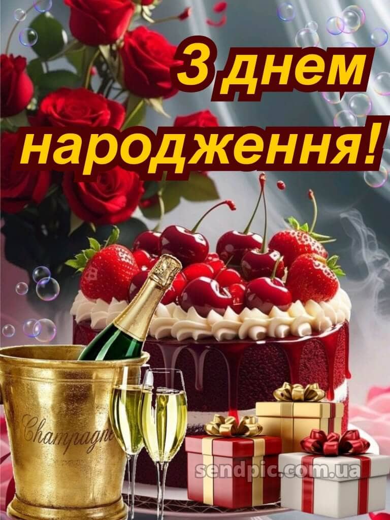 Привітання вишукані листівки з днем народження 27