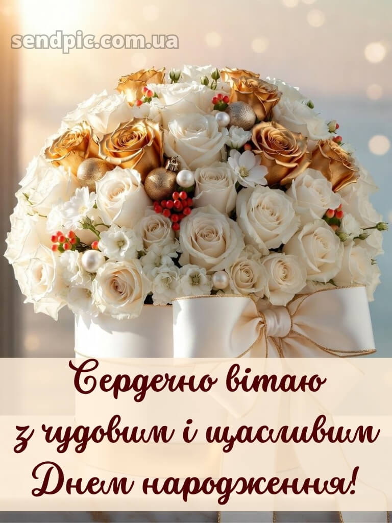 Привітання з днем народження листівка 27