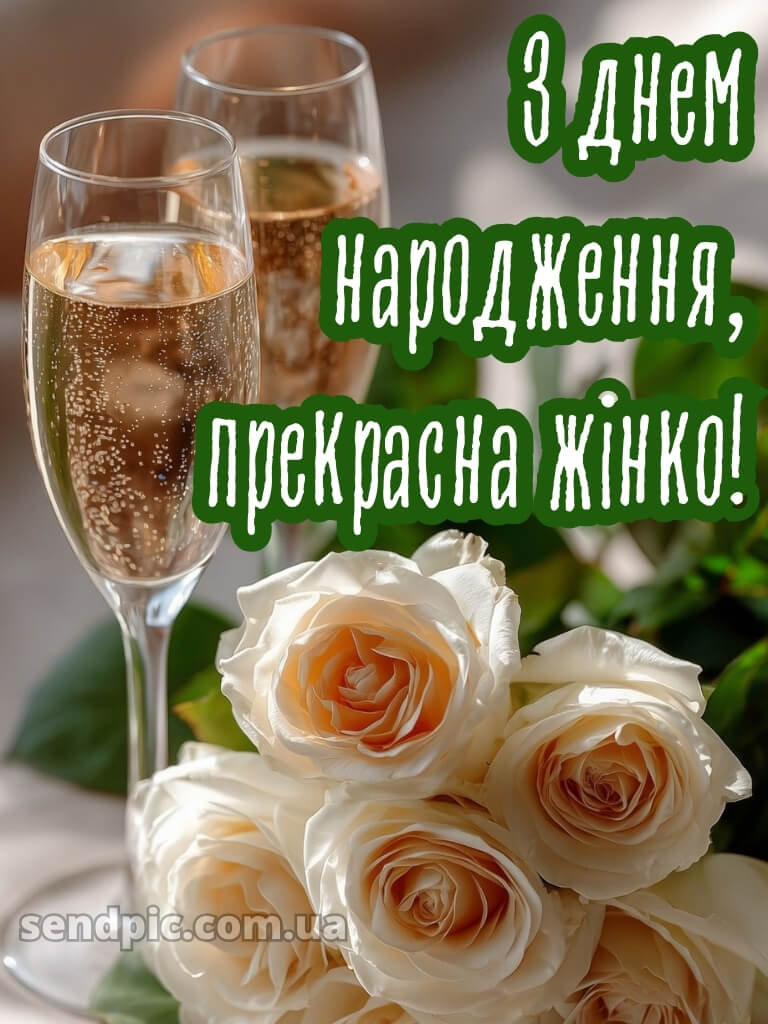 Вишукані листівки з днем народження жінці 20