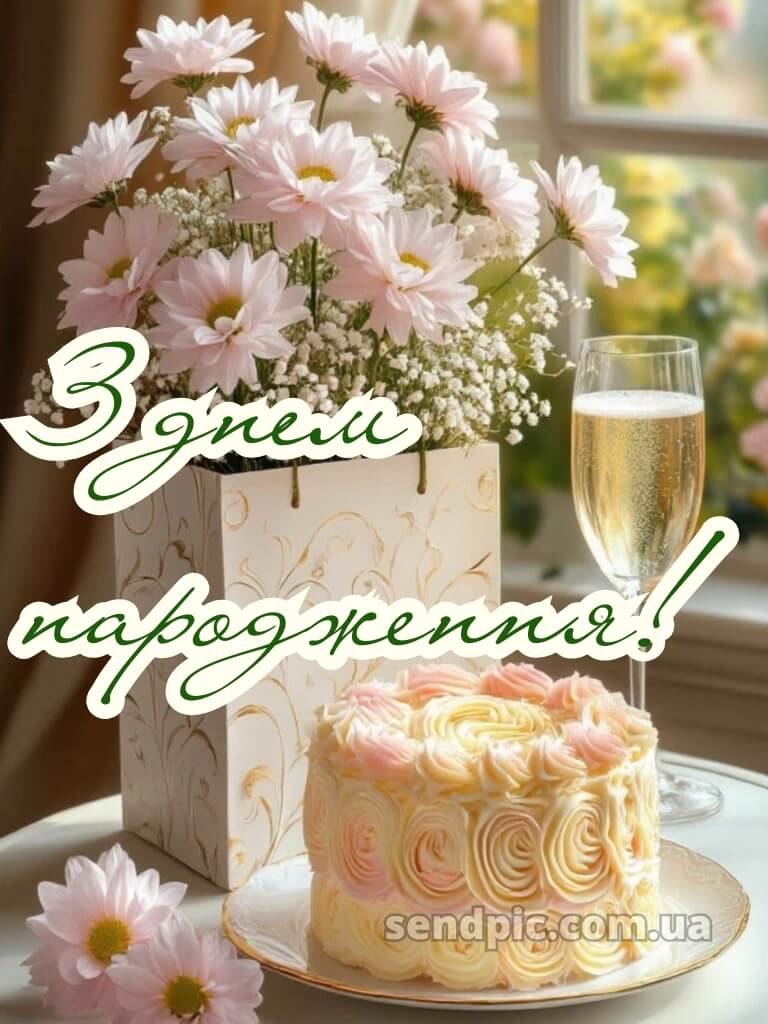 Жінці привітання вишукані листівки з днем народження 16