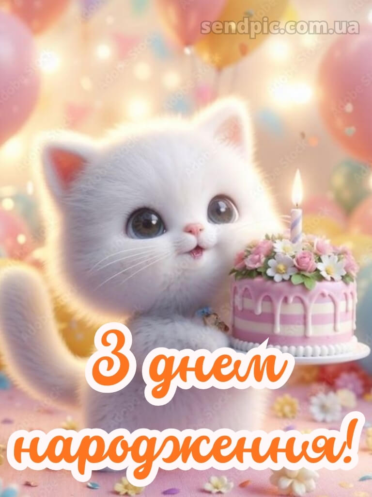 Дитячі картинки з днем народження для дівчинки 23