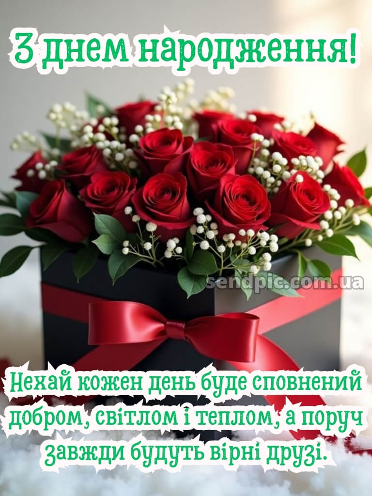 Картинка привітання з днем народження 21