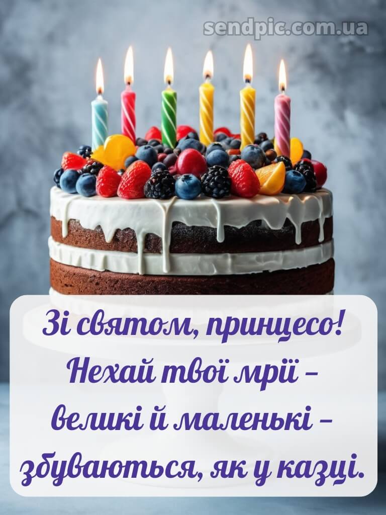 Картинка з днем народження дівчинці 24